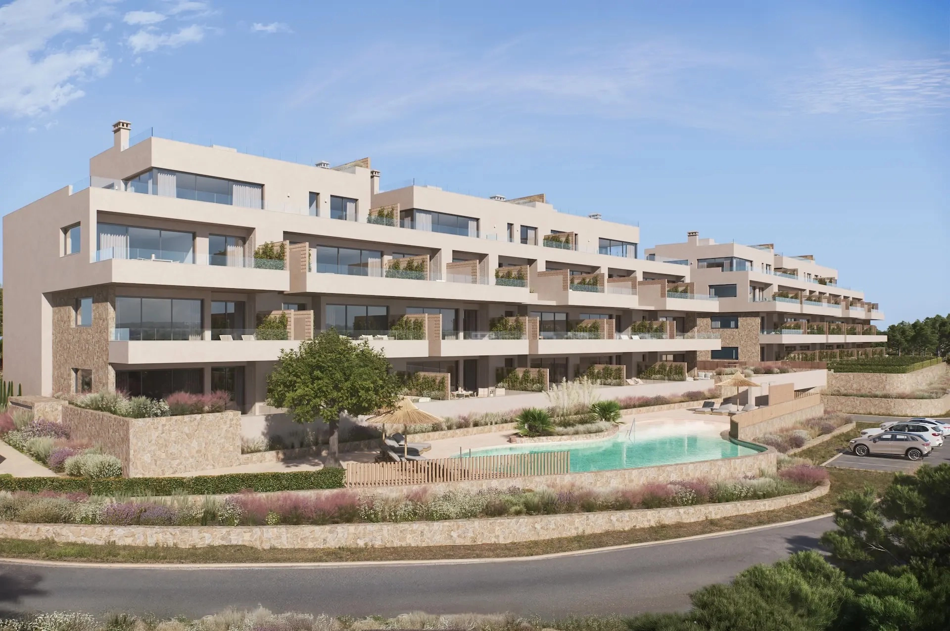 Modern residential community on the Costa Blanca Spain