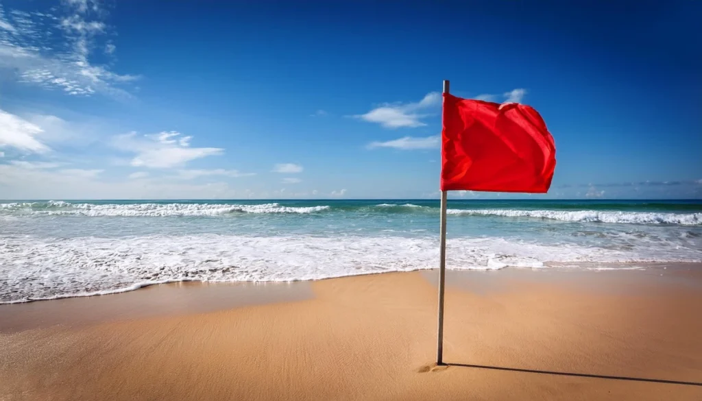 Red Flag – Unsafe Sea Condition