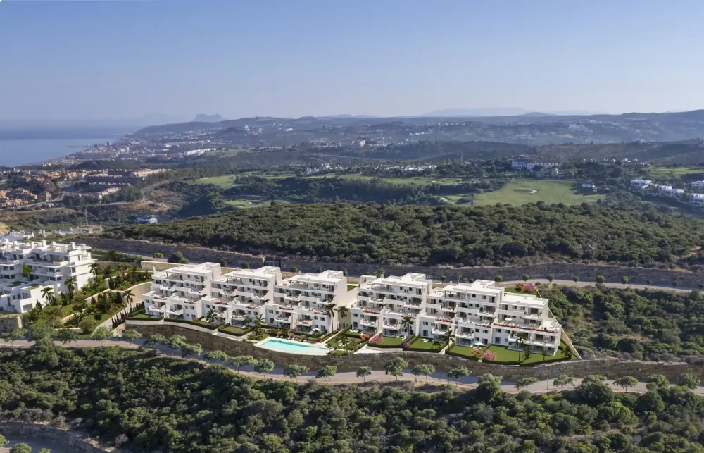 Appartement moderne avec 3 chambres et vue sur la mer à Casares