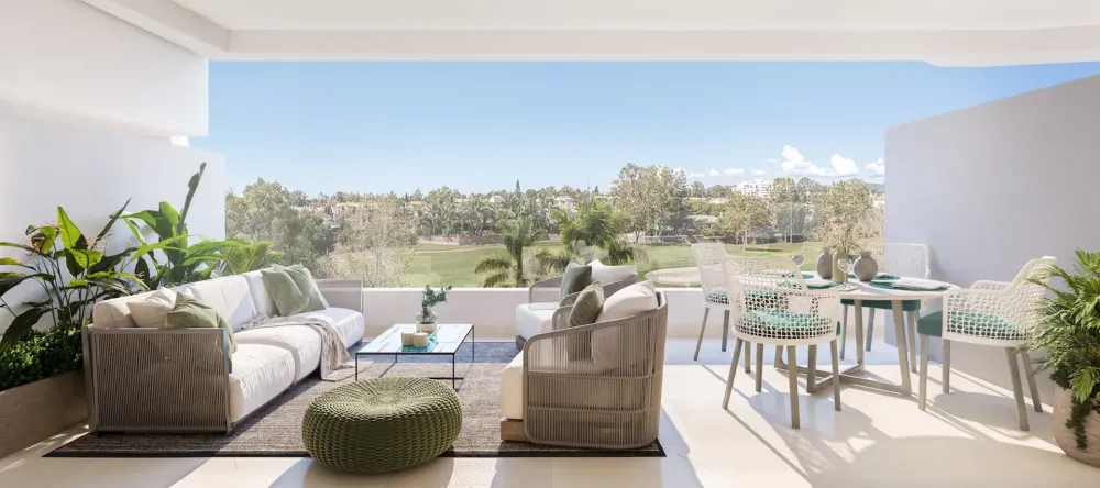 Luxus golf frontline duplex mit 3 schlafzimmer zu verkaufen in Guadalmina, Marbella