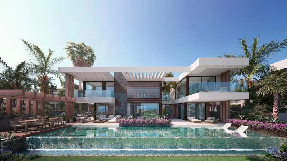 Luxe nieuwbouw villa met 5 slaapkamers te koop in Marbella
