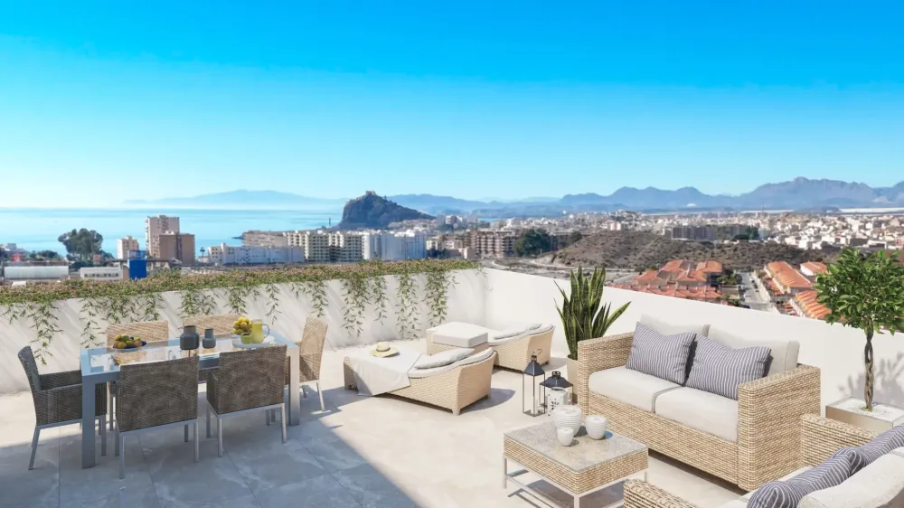 Penthouse mit 2 Schlafzimmern und Sonnenterrasse in Aguilas zu verkaufen