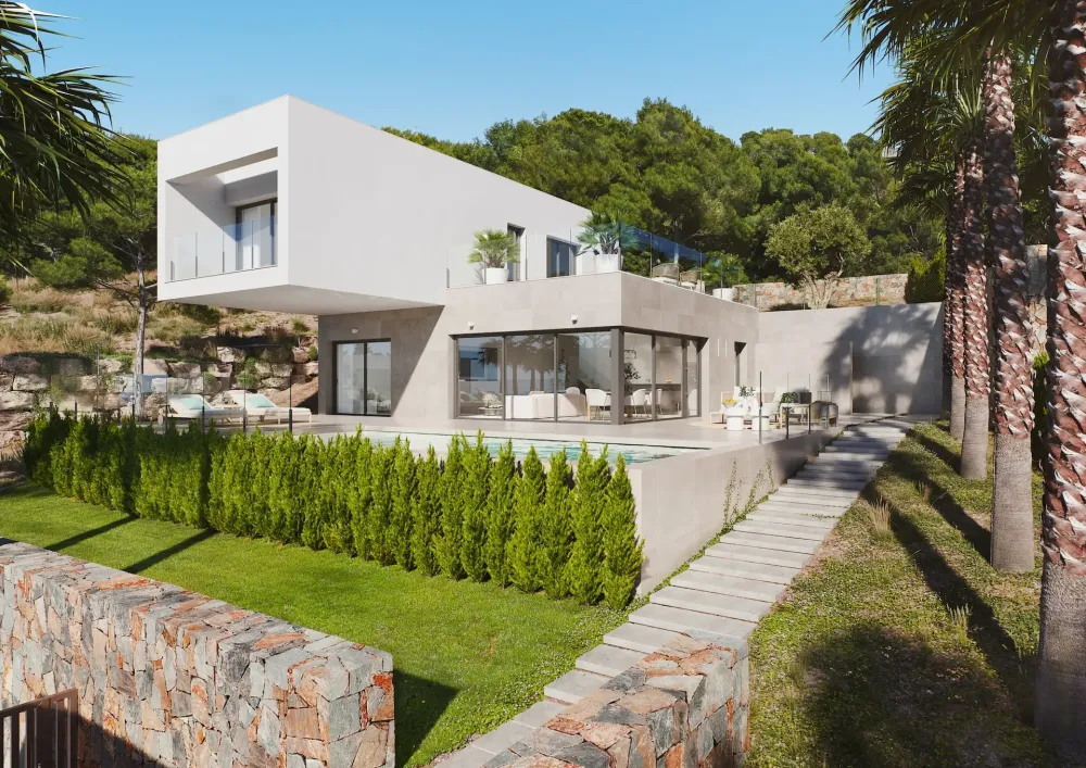 Modern villa with private pool and panorama views in Las Colinas Golf