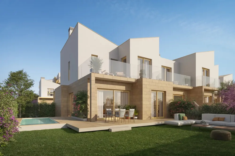 Contemporary town house for sale with amazing communal facilities and beach club near Denia