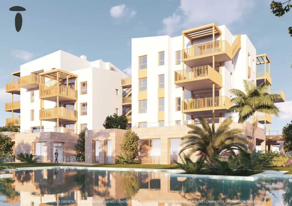 Contemporary penthouse for sale with amazing communal facilities and beach club near Denia