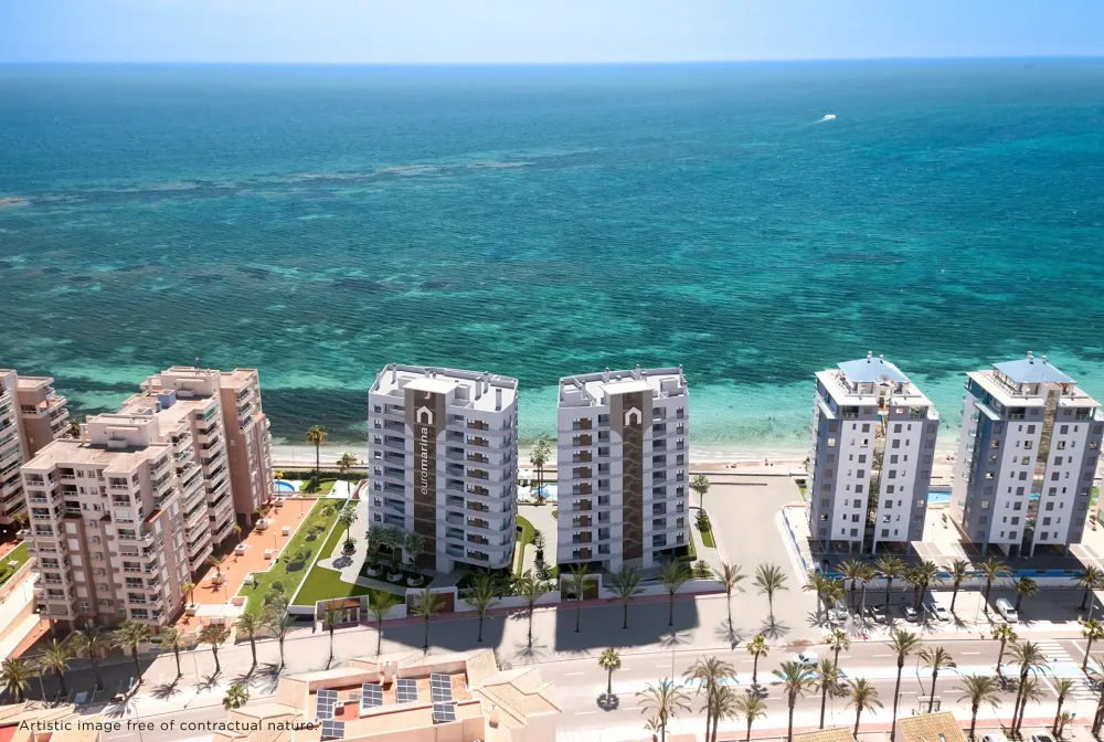 Appartement met 3 slaapkamer en zeezicht in La Manga del Mar Menor