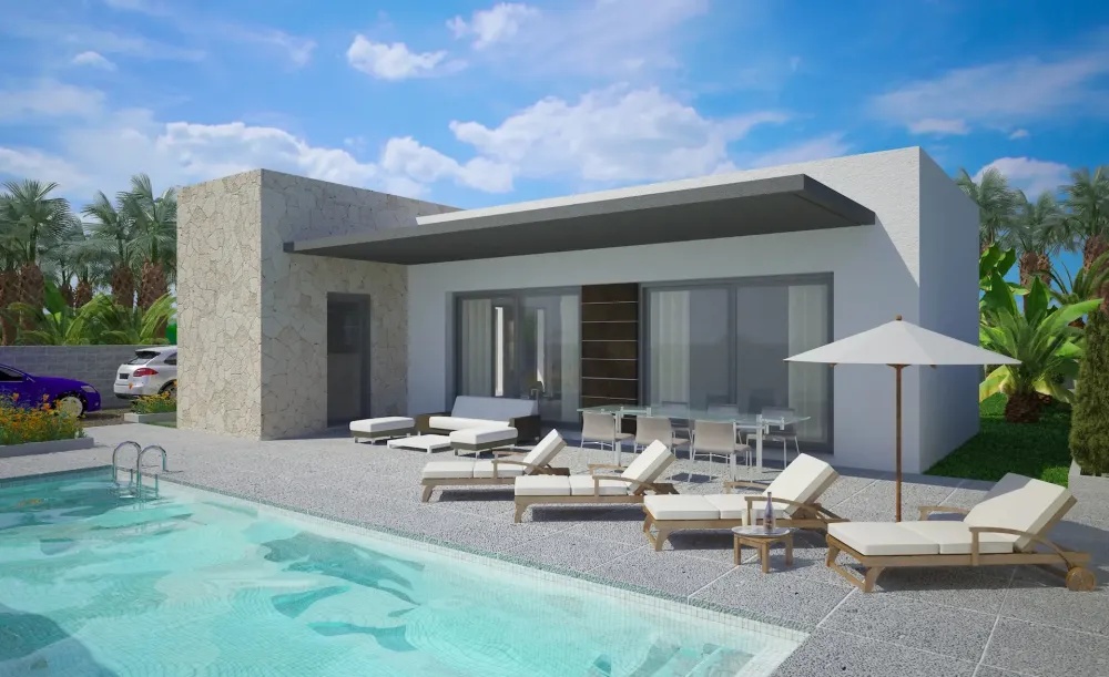 Neubauvilla zum Verkauf in Benijófar mit privatem Pool