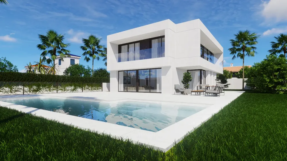 Luxuriöse Neubauvilla mit 5 Schlafzimmern und privatem Pool in La Zenia, Orihuela Costa