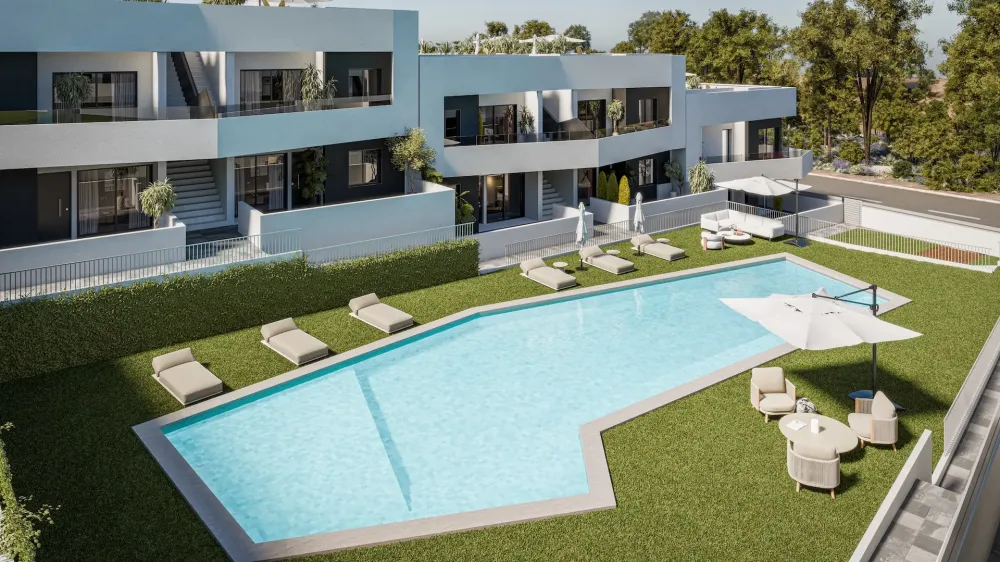Apartments for sale with 3 bedrooms and garden in San Miguel de Salinas