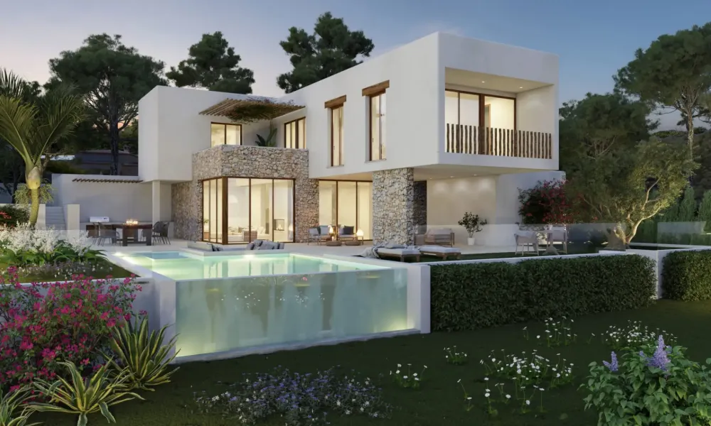 Modern villa with 4 bedrooms te koop in Javea