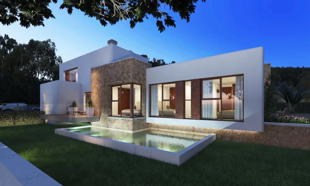 Modern villa with 3 bedrooms for sale in Javea