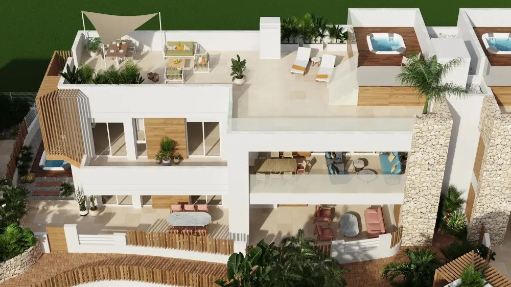 Appartement bungalow neuf à vendre à Mar de Pulpí