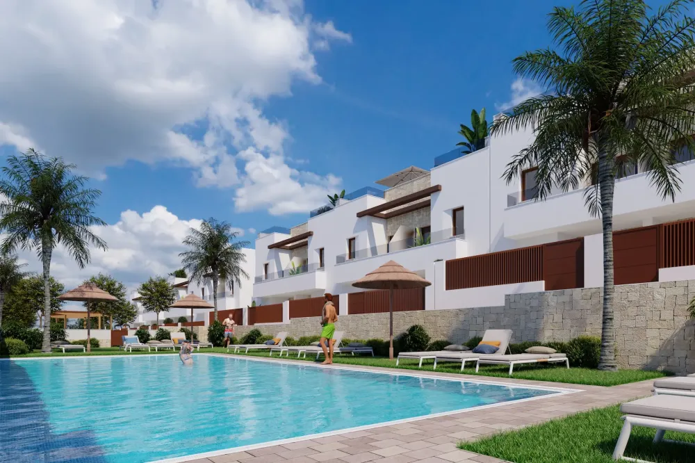 Reihenhaus mit drei Schlafzimmern und Sonnenterrasse in Vistabella Golf Resort zu verkaufen