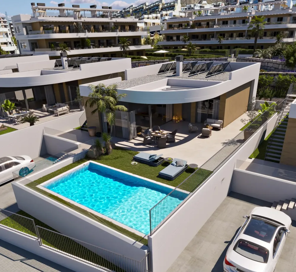 Villa with 3 bedrooms and sea views for sale in Finestrat