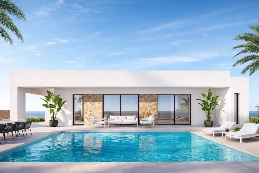 Villa moderne avec vue sur la mer à vendre à Finestrat-Benidorm