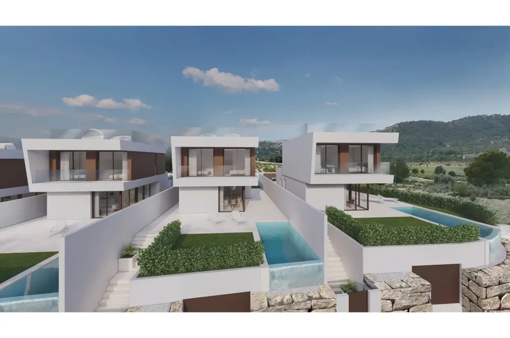 Villa met Zeezicht omgeven door Natuur en Stijl in Finestrat
