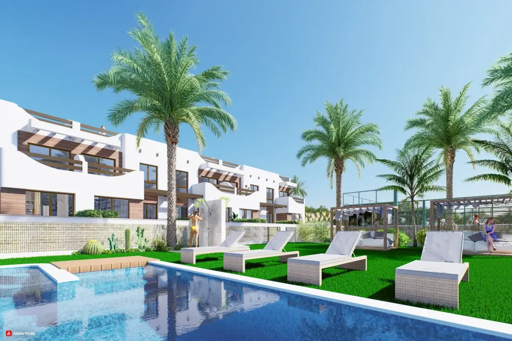 Penthouse met solarium te koop, 300 meter van het strand in Torre de la Horadada