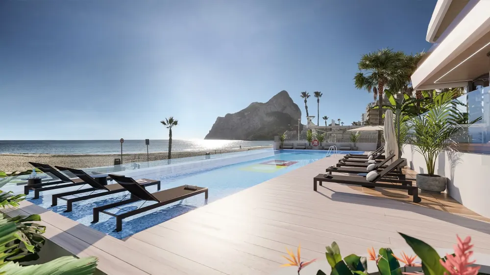 First-line apartments in La Fossa, Calpe, for sale