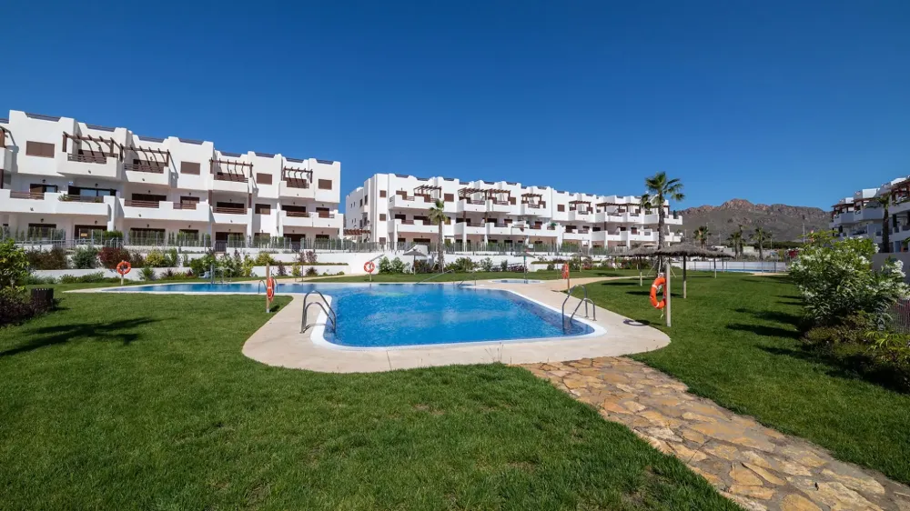Strandwohnung mit Terrasse oder Garten in der Nähe von Playa Los Nardos, Pulpi