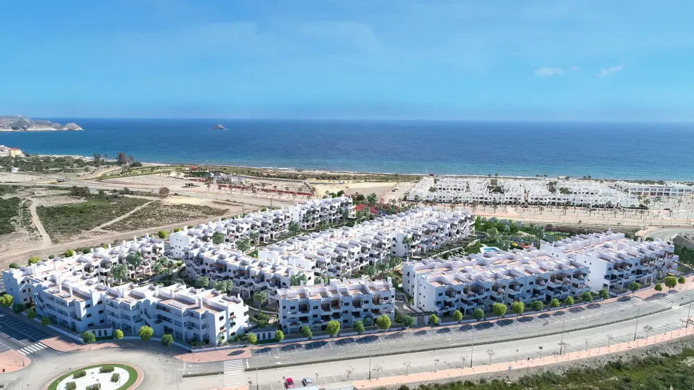 Strandappartement met terras of tuin bij Playa Los Nardos, Pulpi