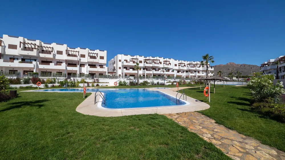 Strandappartement met terras of tuin bij Playa Los Nardos, Pulpi
