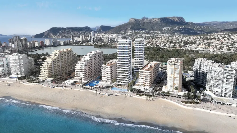 First-line 2-bedroom apartments in La Fossa, Calpe, for sale