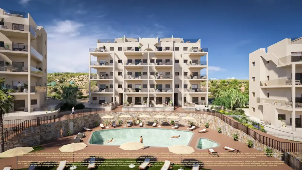 Stylish 3-bedroom apartments for sale in Corvera Hills Golf
