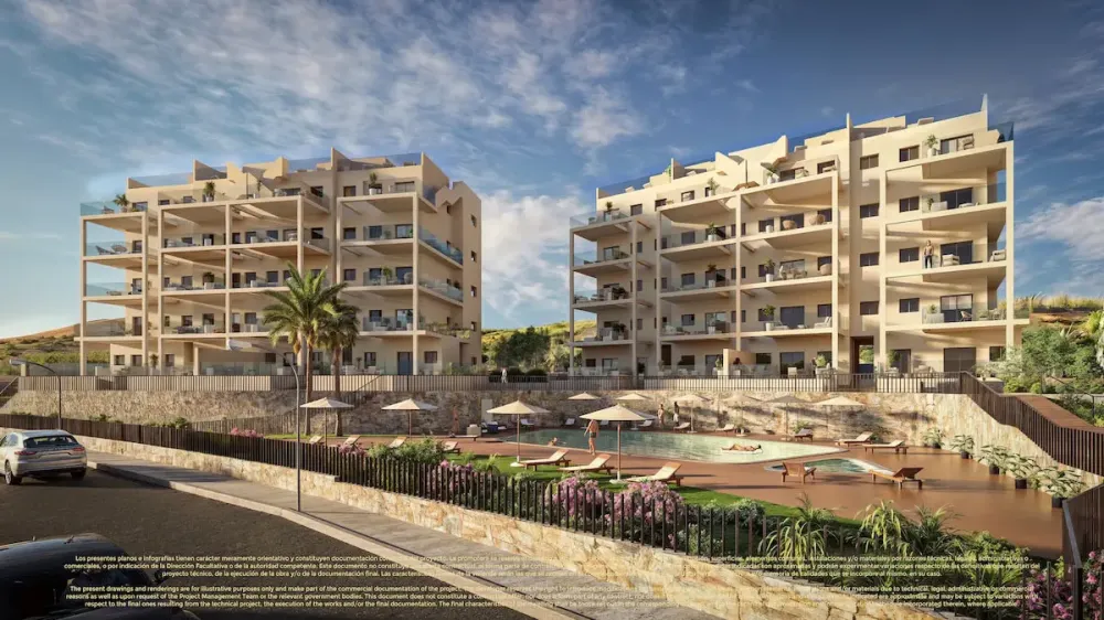 Penthouse de luxe de 2 chambres à vendre à Corvera Hills Golf
