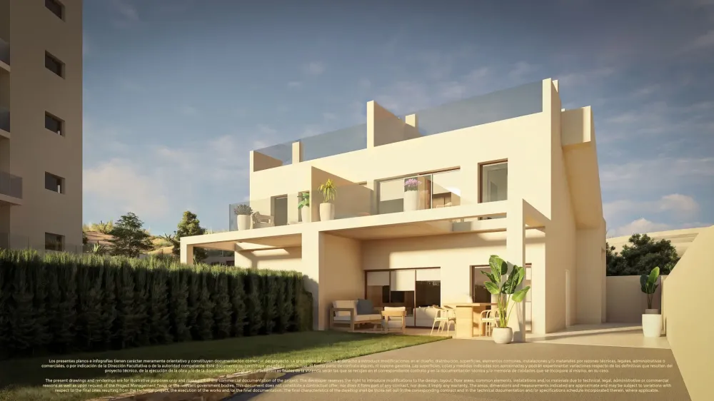 Maison de ville élégants de 3 chambres à vendre à Corvera Hills Golf