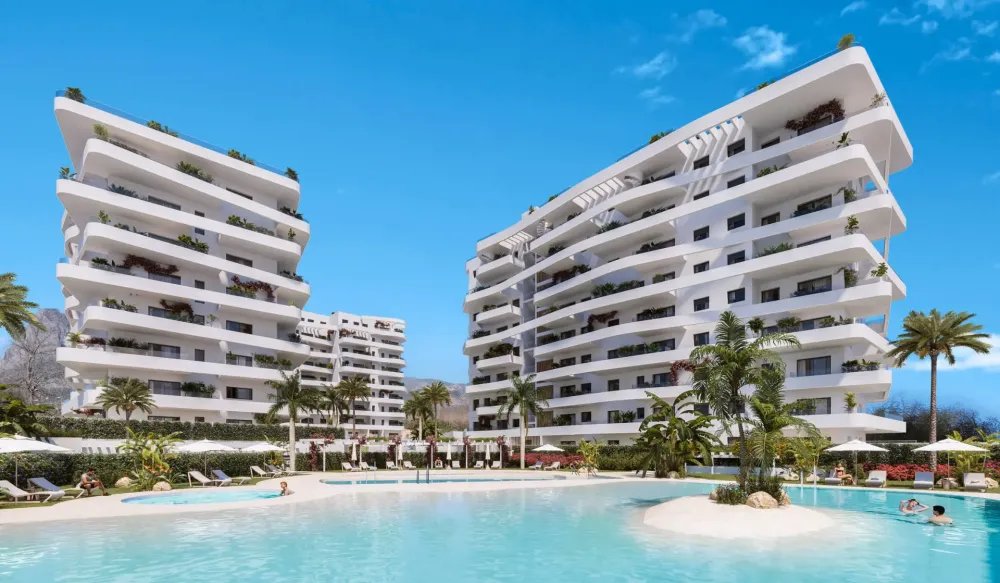 Luxury apartment with 3 bedrooms in Villajoyosa
