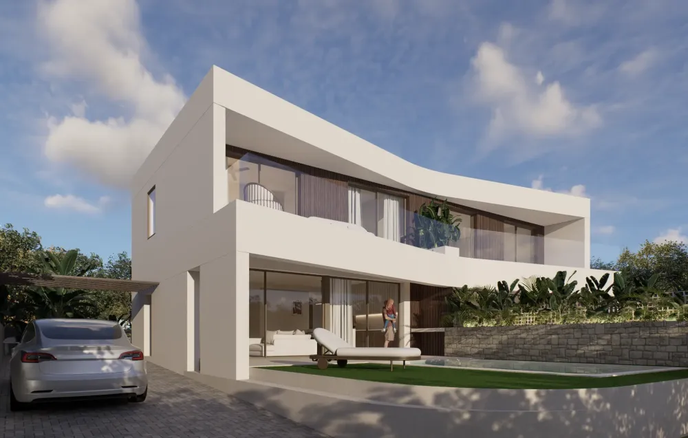 Doppelhaushälfte mit 2 Schlafzimmern und privatem Pool zum Verkauf in Gran Alacant