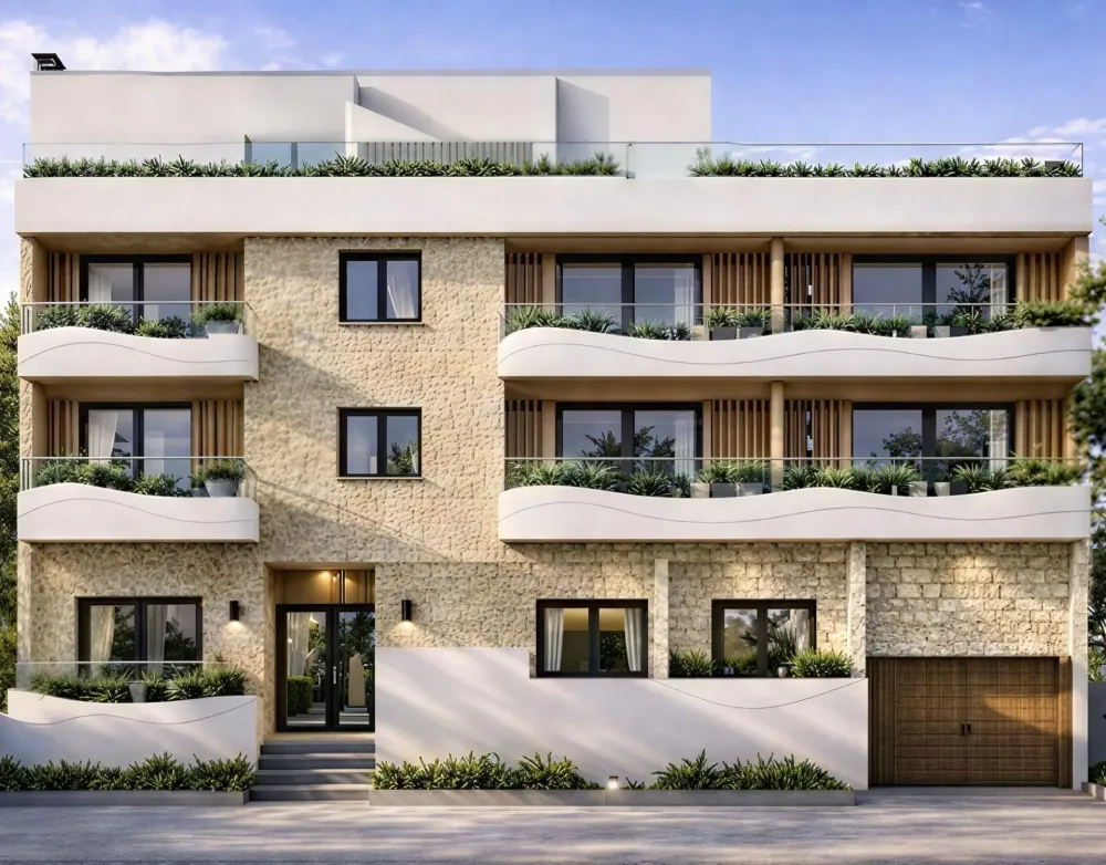 Moderne 2-slaapkamer appartementen in Lo Pagan te koop nabij zee
