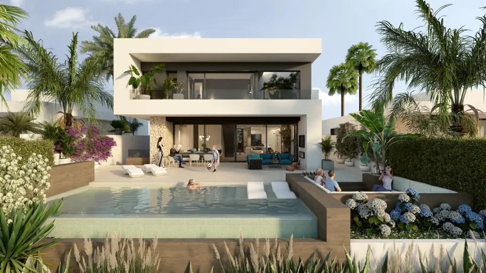 Luxuriöse Neubauvilla in erster Golflinie in La Finca Golf zu verkaufen