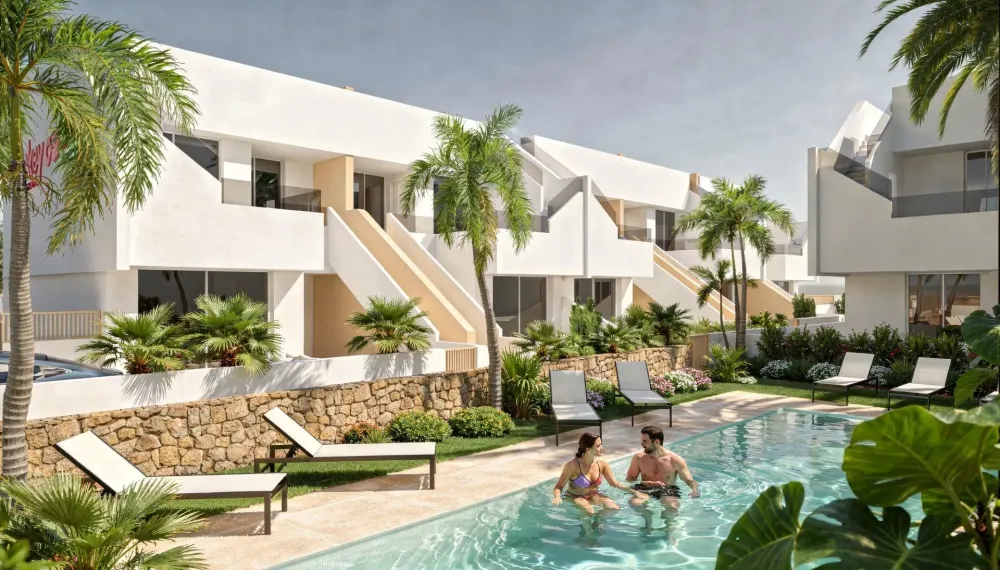 Nieuwbouw Bungalows in Pilar de la Horadada dichtbij het strand en het stadscentrum