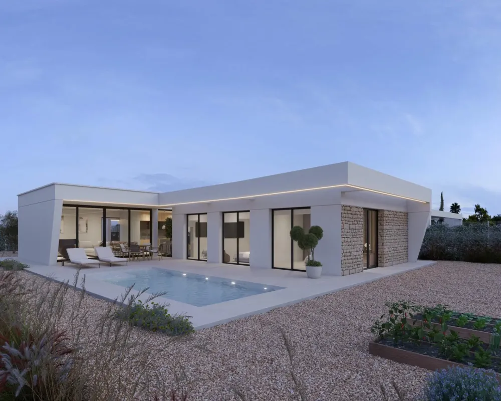 Villas exclusives en première ligne de golf à Hacienda del Álamo, Costa Cálida