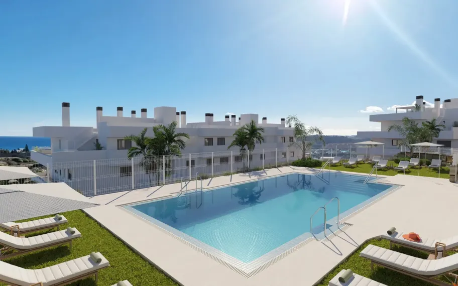 Stijlvol appartement met zeezicht te koop in Estepona, Costa del Sol