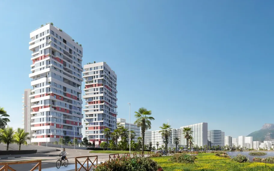 Penthouse avec 3 chambres, 50m de la plage à Calpe