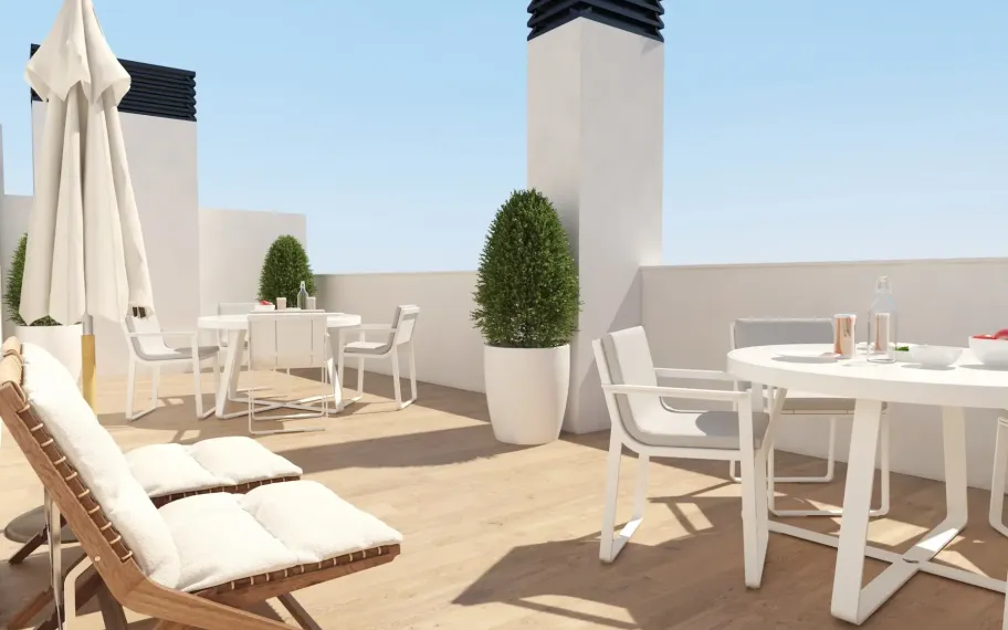 Appartement moderne avec piscine sur le toit à vendre à Torrevieja