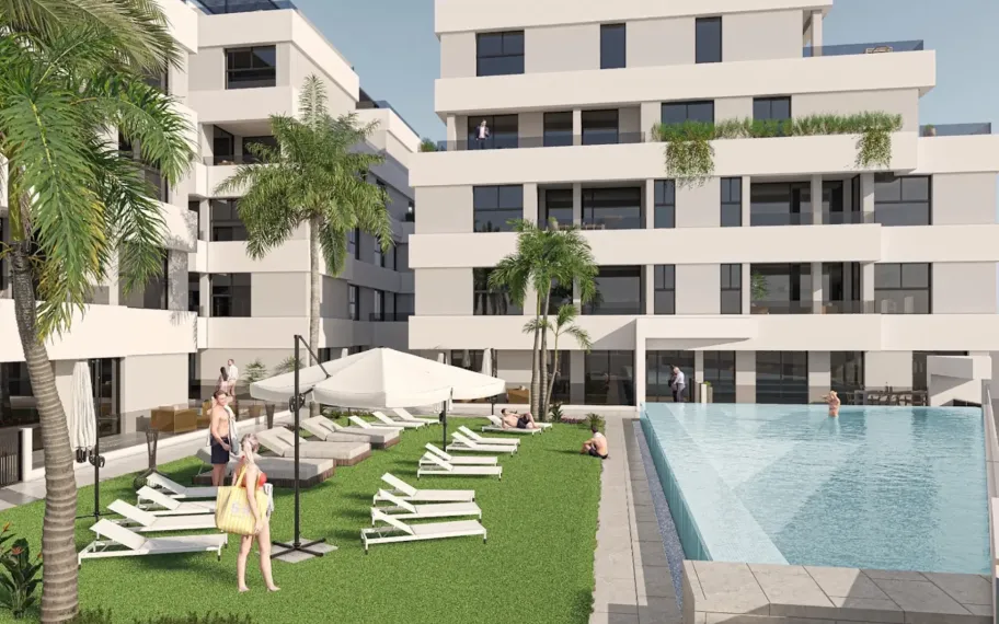Quality apartment within a private complex for sale in San Pedro del Pinatar