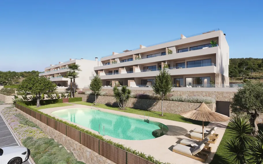 Moderne Wohnung mit 2 Schlafzimmern im Las Colinas Golf Resort zu verkaufen