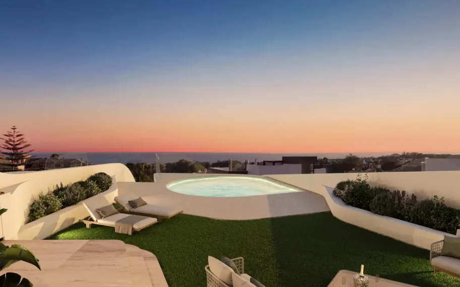 Luxuriöse Wohnung mit Meerblick und privatem Pool in exklusiver Anlage in Cabopino, Marbella zu verkaufen
