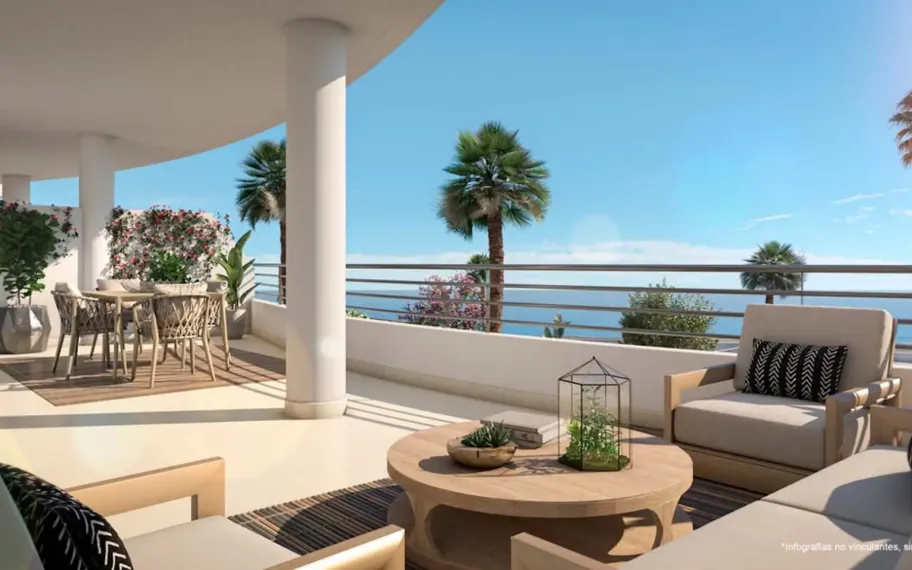 Atemberaubende Duplex-Wohnung mit Meerblick in Benalmádena zu verkaufen