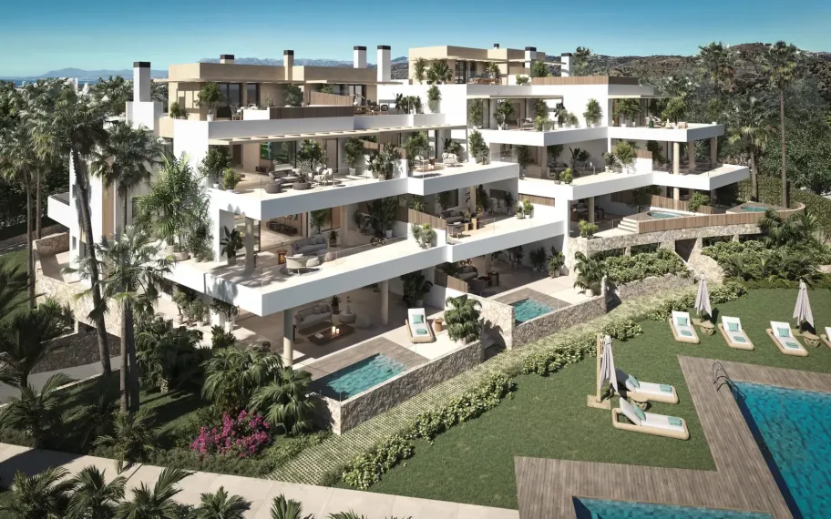 Luxury apartment with 3 bedrooms and sea views in Marbella