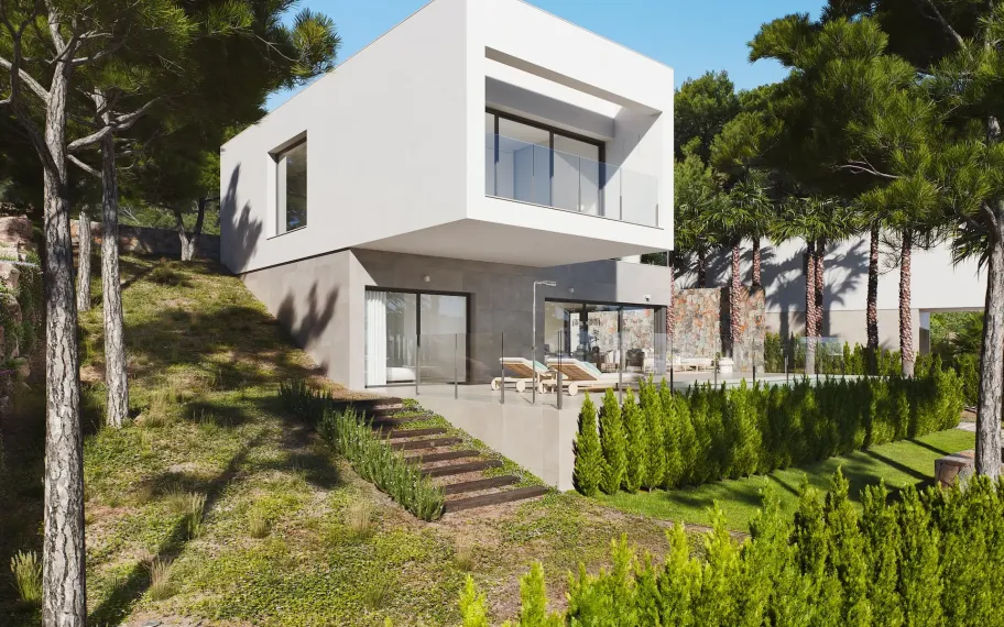 Modern villa with private pool and panorama views in Las Colinas Golf