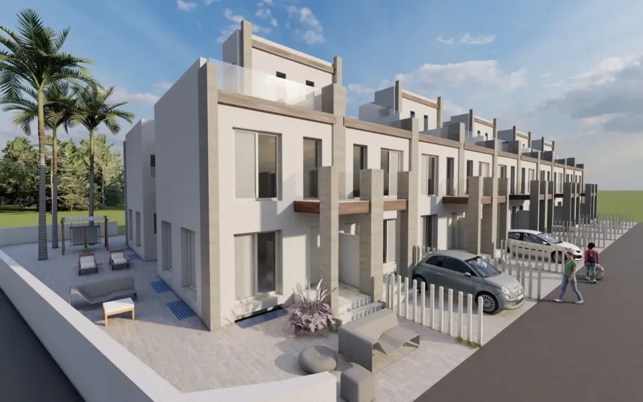 Modernes mediterranes Stadthaus in Gran Alacant zu verkaufen