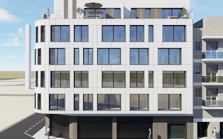 Modernes Penthouse zu verkaufen, nur 60 m vom Strand El Acequión in Torrevieja entfernt.