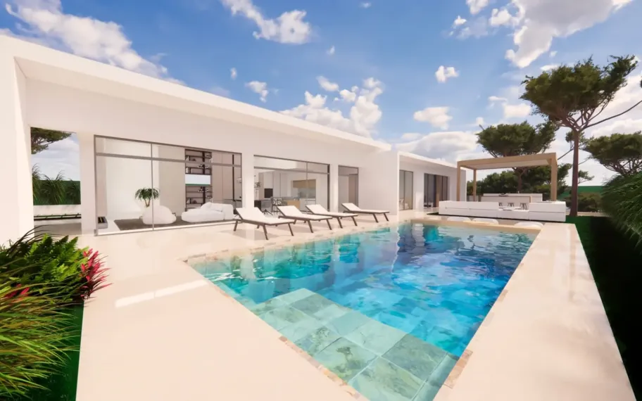 Luxuriöse Villa mit 3 Schlafzimmern und Pool in Pinar de Campoverde zu verkaufen