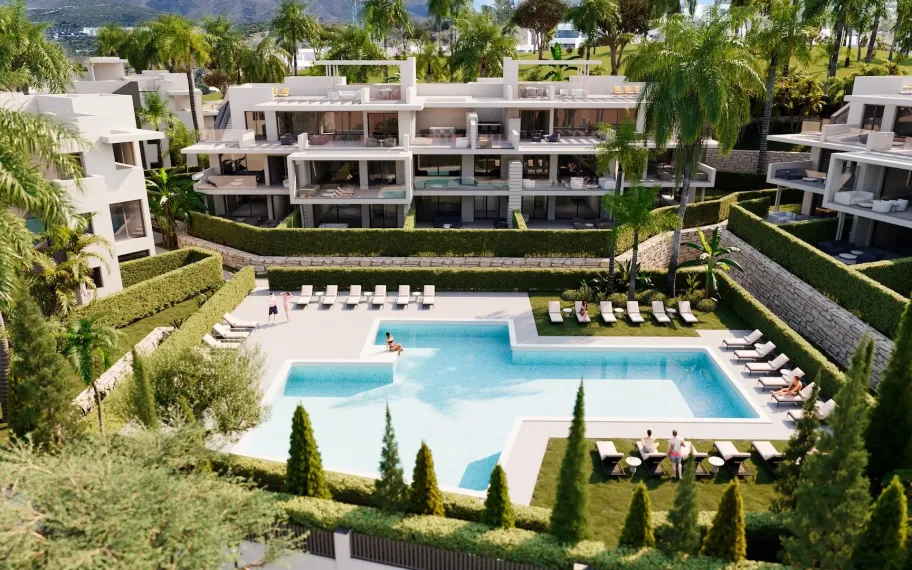 Modern apartment with 3 bedrooms for sale in Estepona