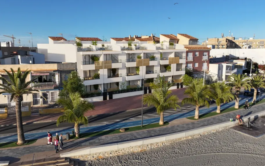 Appartement de plage en première ligne avec 1 chambre à vendre à Lo Pagán