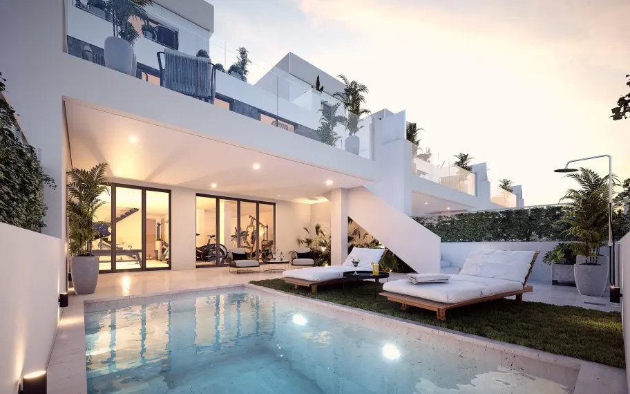 Maison mitoyenne avec cave à vendre à La Serena Golf, Los Alcázares